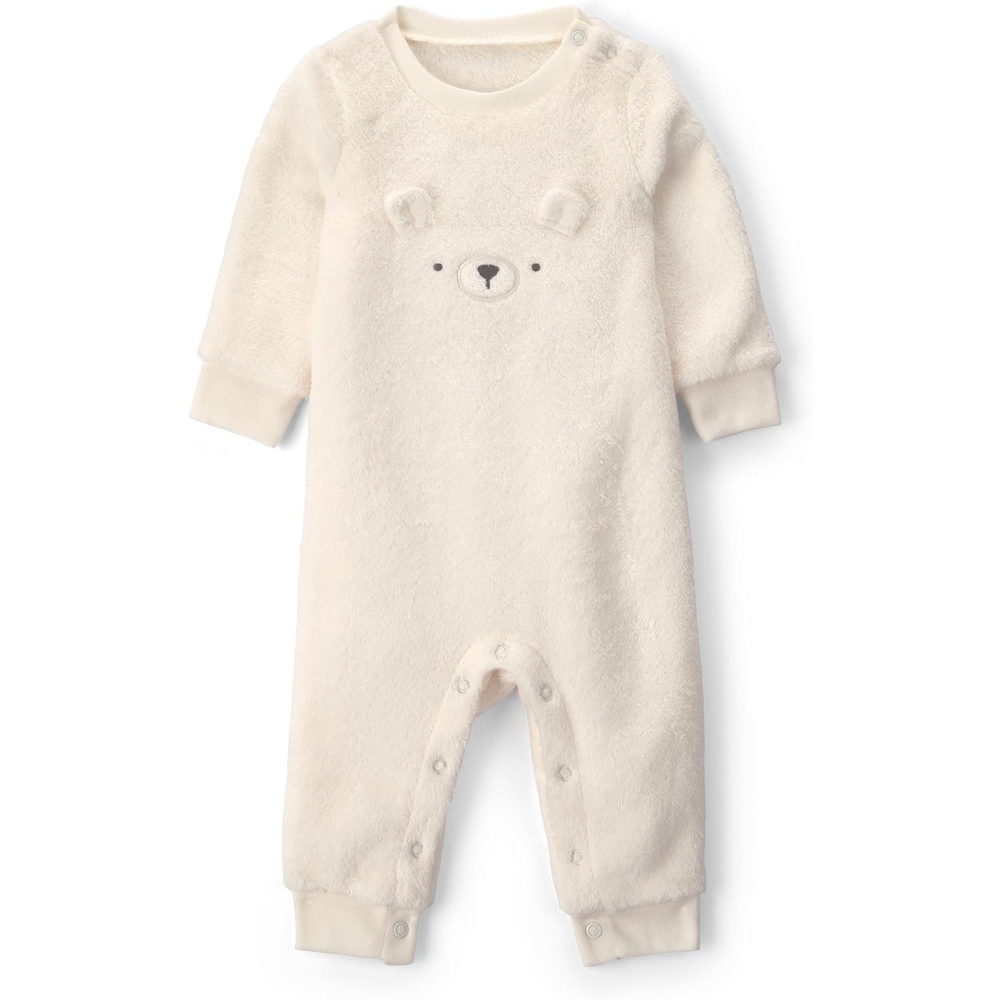 image:imageCarters Baby Girls Onepiece JumpsuitBear Face