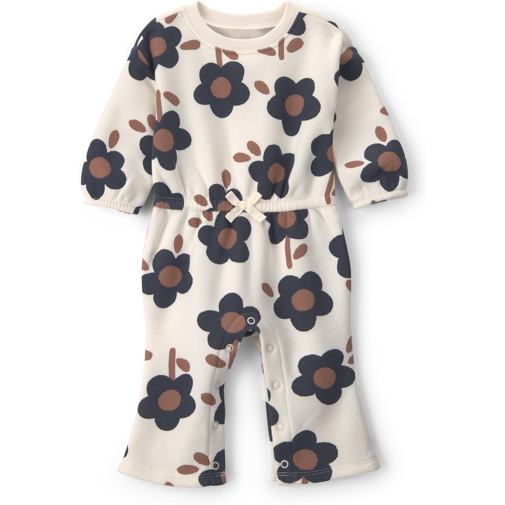 image:imageCarters Baby Girls Onepiece JumpsuitBlack Foral