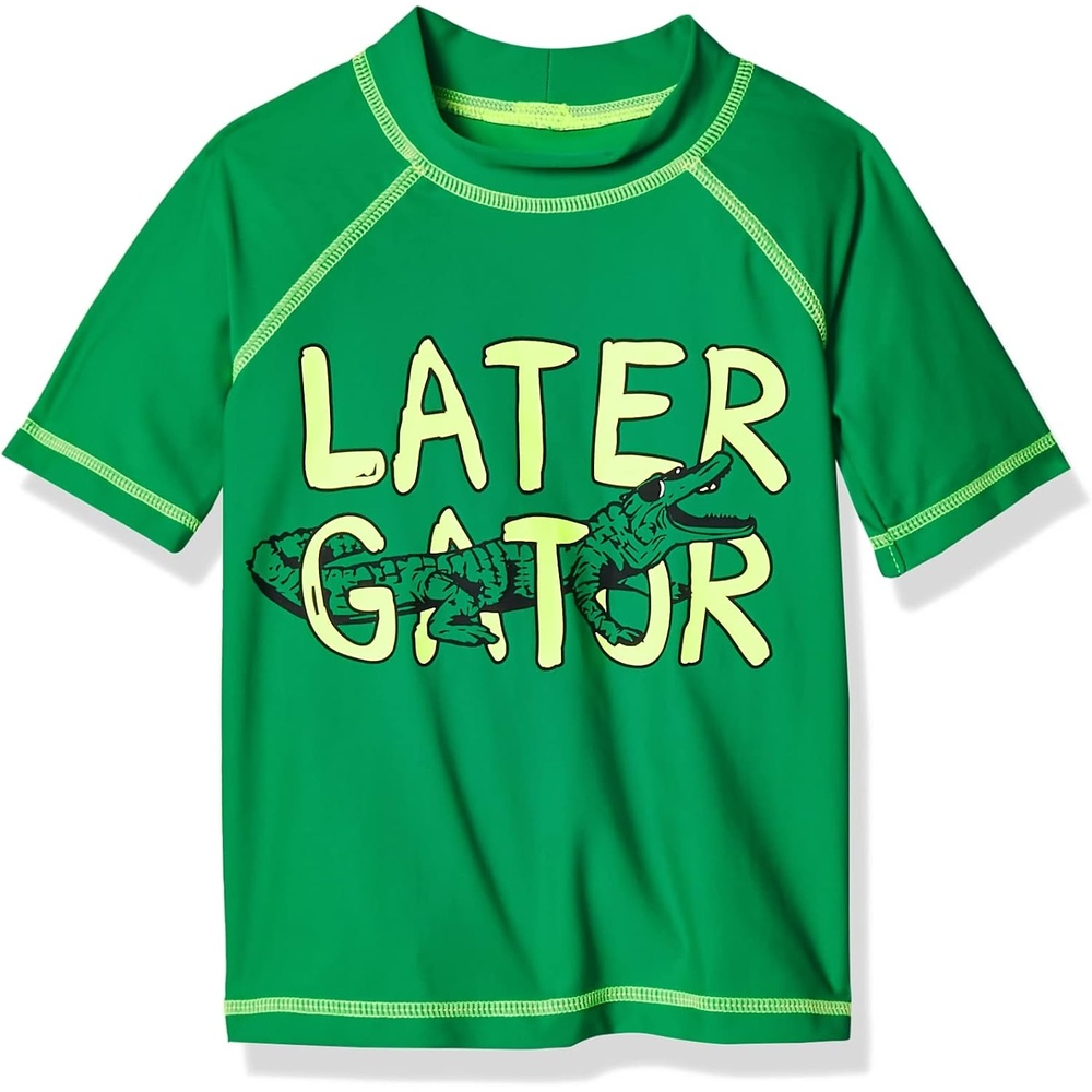 image:imageCarters Boys 1 Piece RashguardLeather Gator