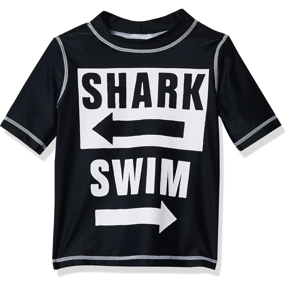 image:imageCarters Boys 1 Piece RashguardShark Swim
