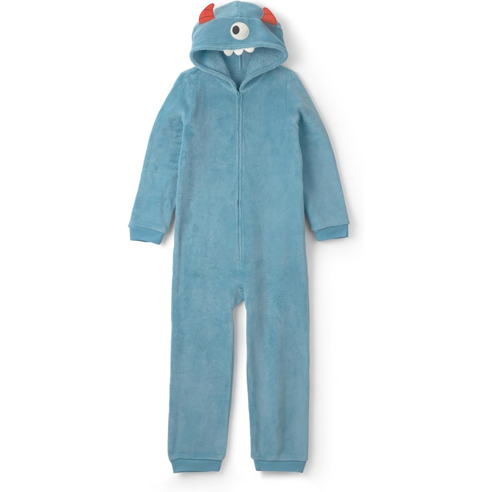image:imageCarters Boys 1piece Fleece Costume PjBlue Monster Constume