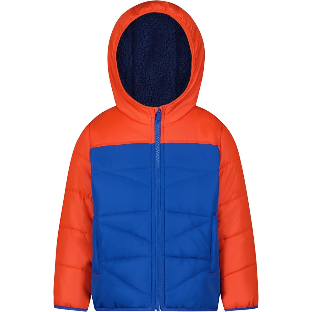 image:imageCarters Boys Boys Heavyweight Winter Jacket Warm Hooded Waterresistant Winter CoatOrange