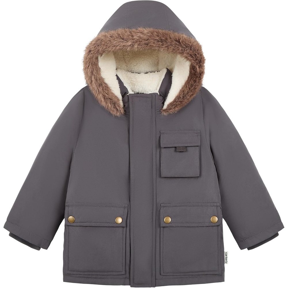 image:imageCarters Boys Frost Fort Parka CoatBlack