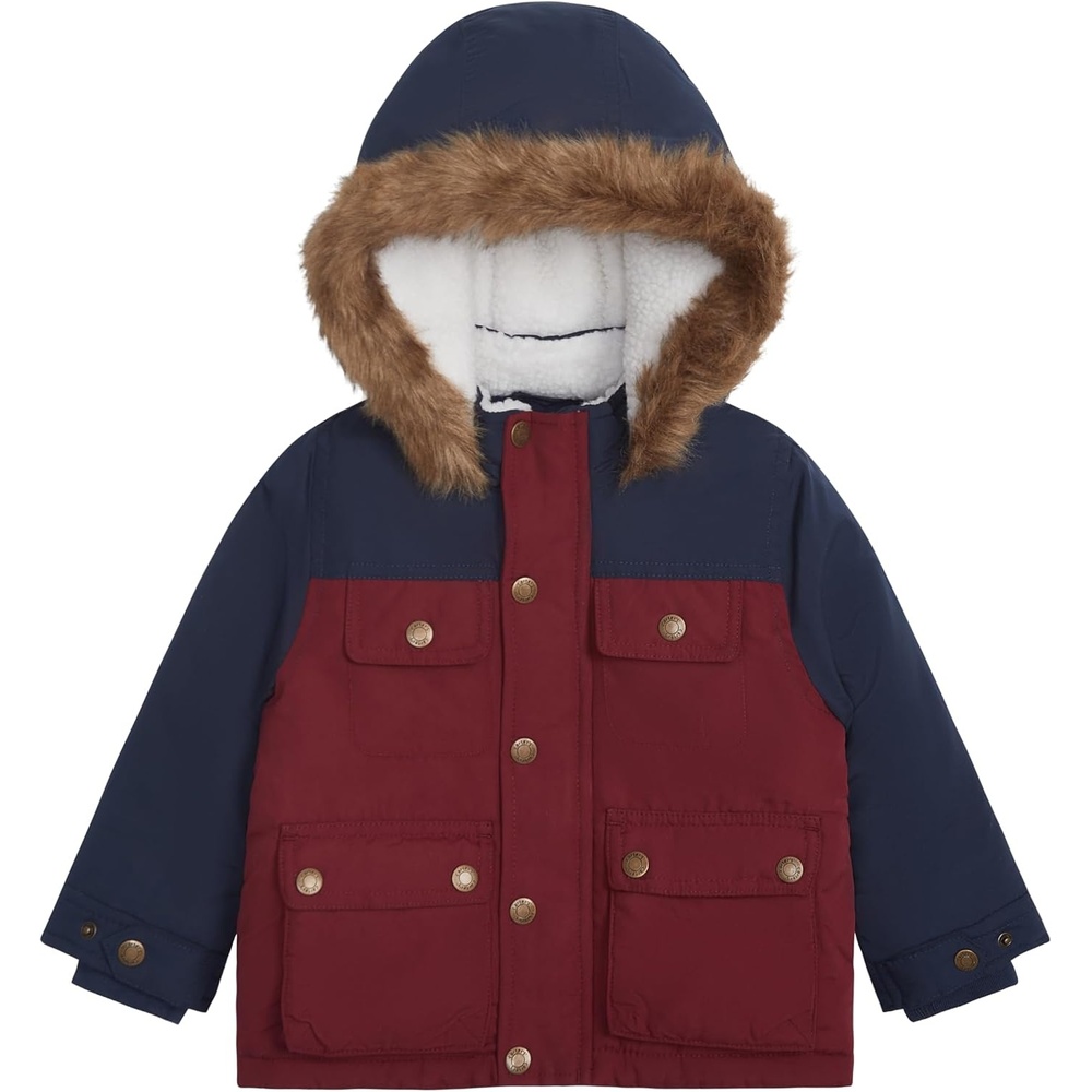 image:imageCarters Boys Frost Fort Parka CoatNavy