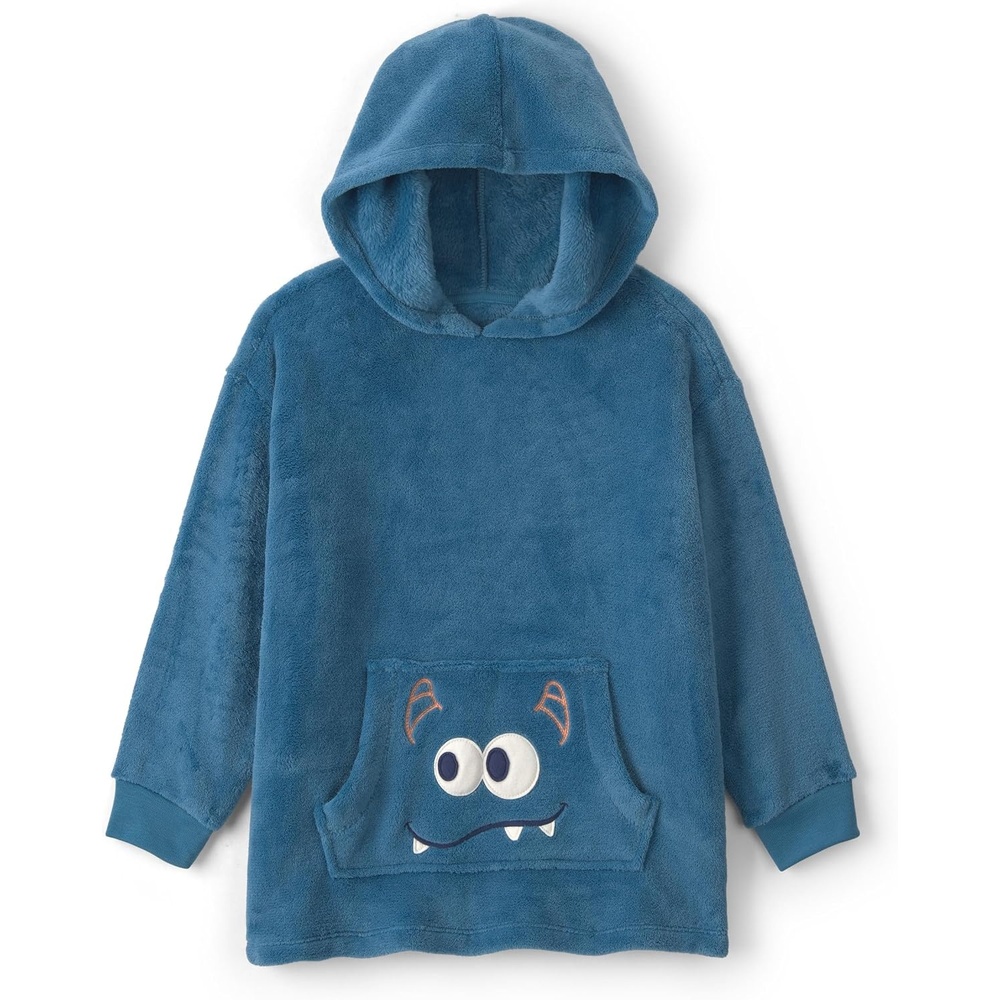 image:imageCarters Boys Oversized Fleece HoodieBlue Monster