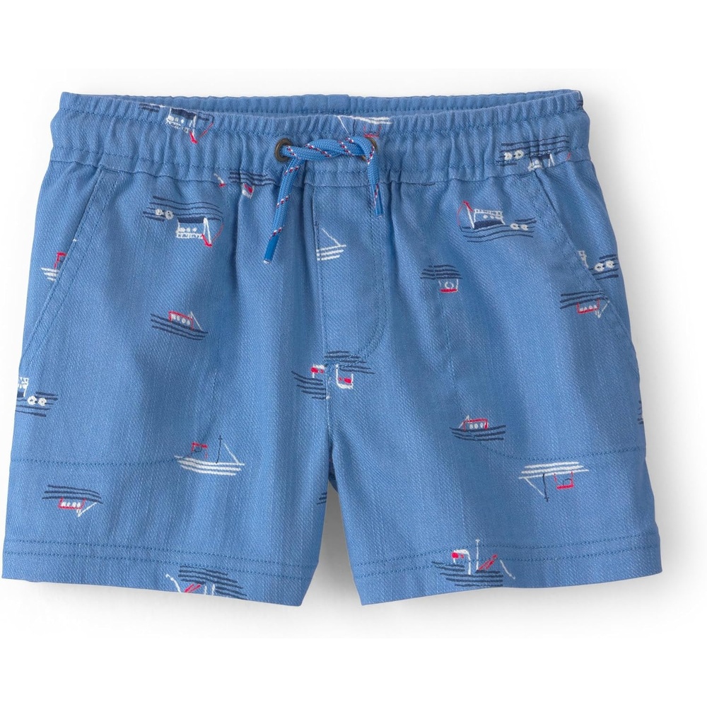 image:imageCarters Boys Twill ShortSailboat Slub Twill