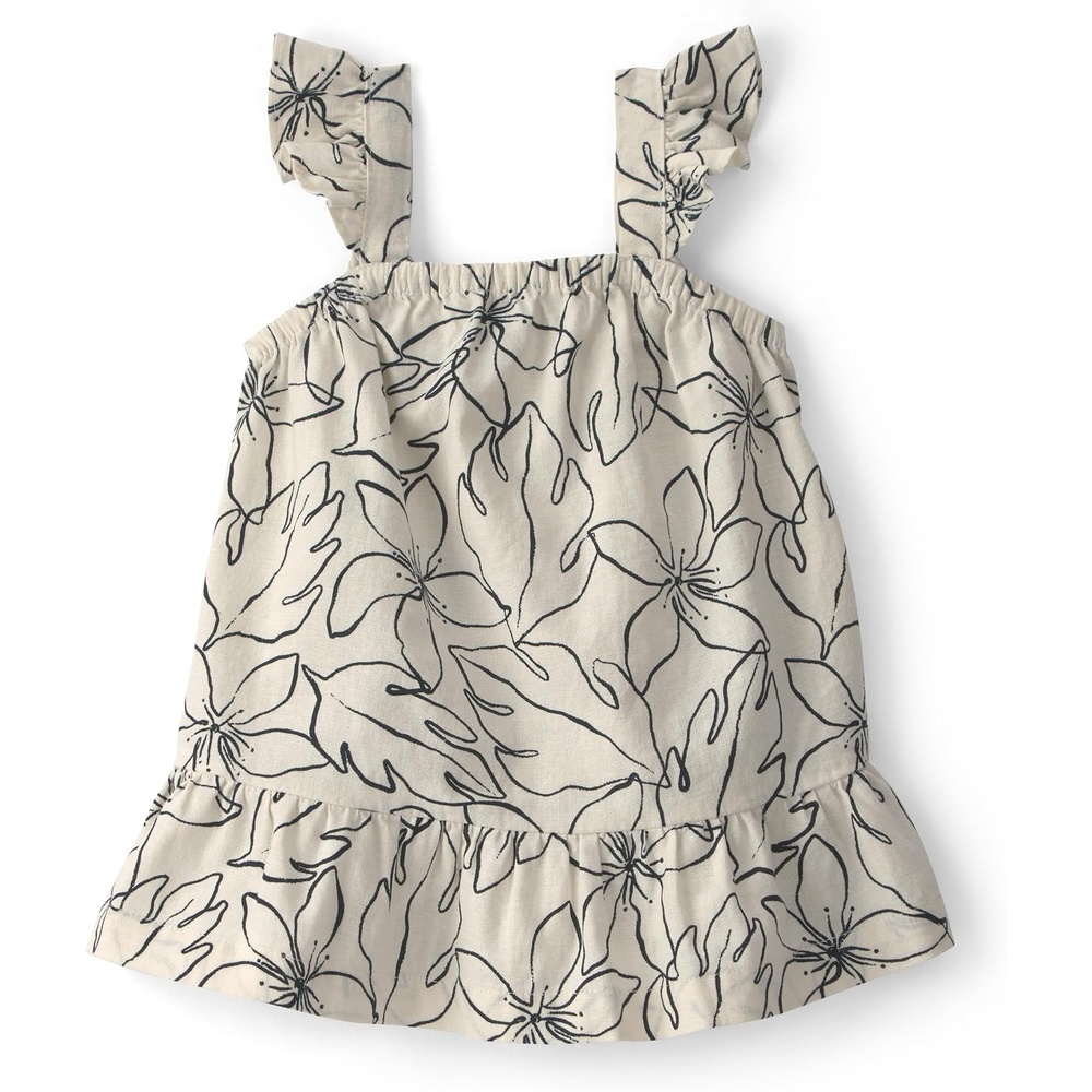 image:imageCarters Girls DressBlackCream Floral