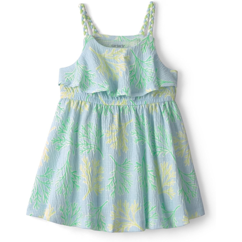 image:imageCarters Girls DressBlueGreenYellow
