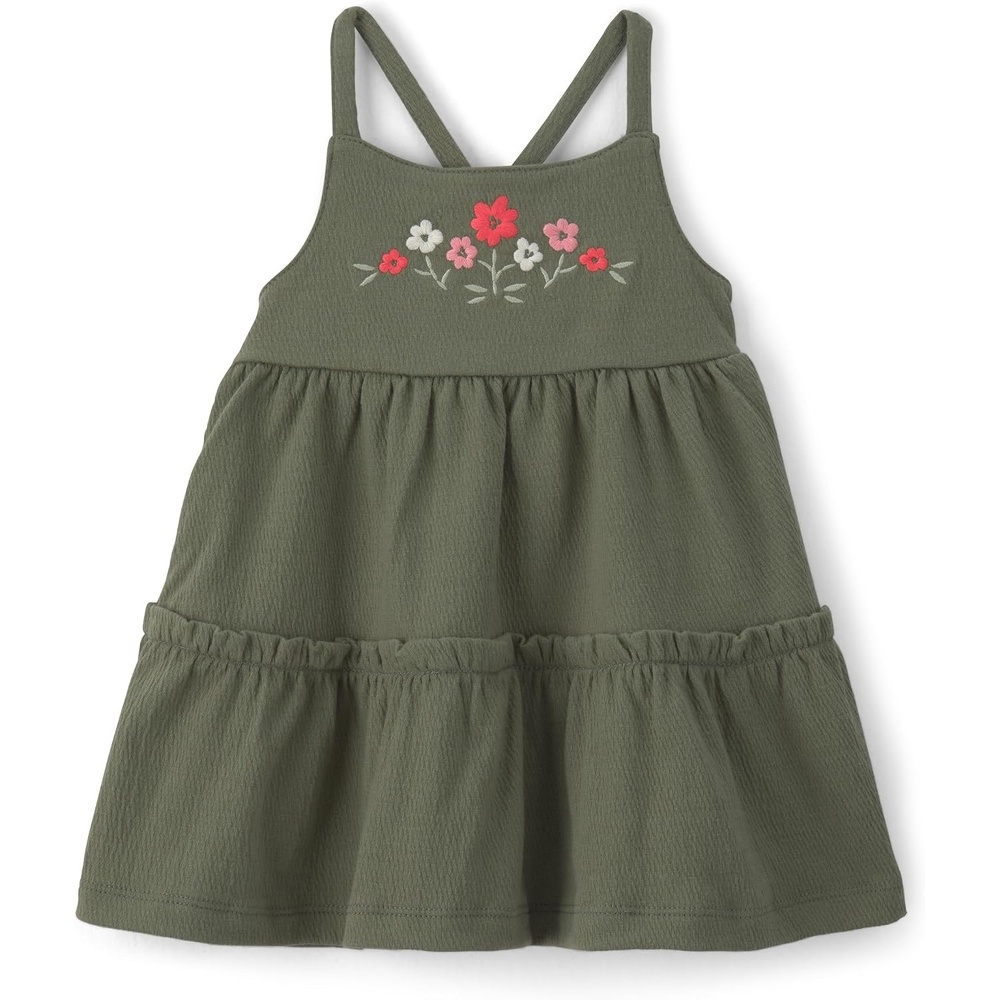 image:imageCarters Girls DressGreenPink Floral