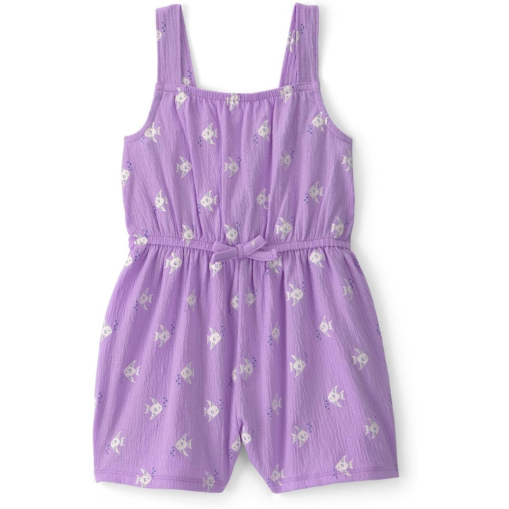 image:imageCarters Girls DressIvory Floral Romper