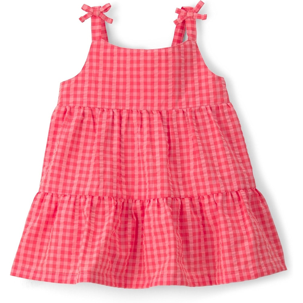 image:imageCarters Girls DressPink Gingham Peplum