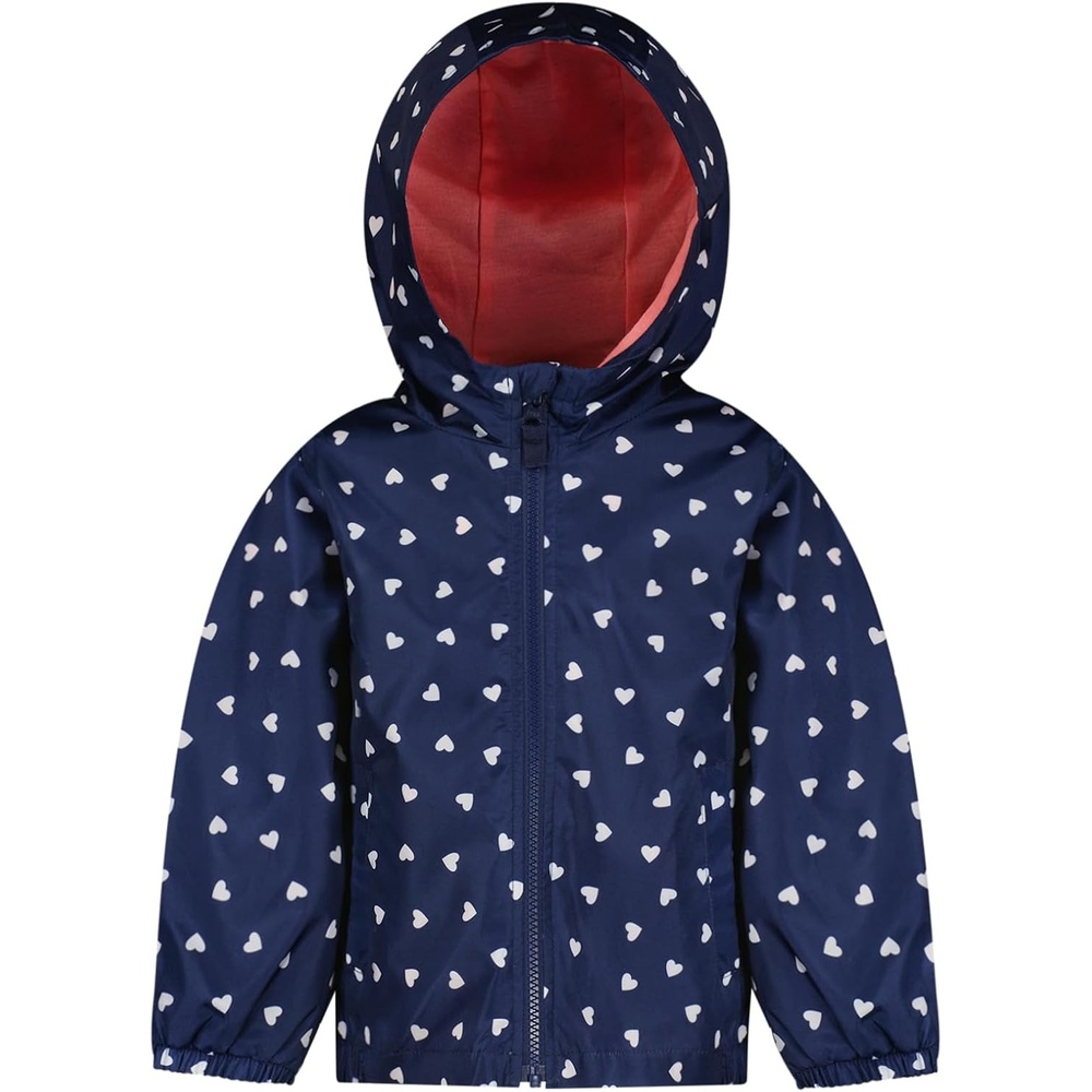 image:imageCarters Girls Girls JacketNavy With Hearts