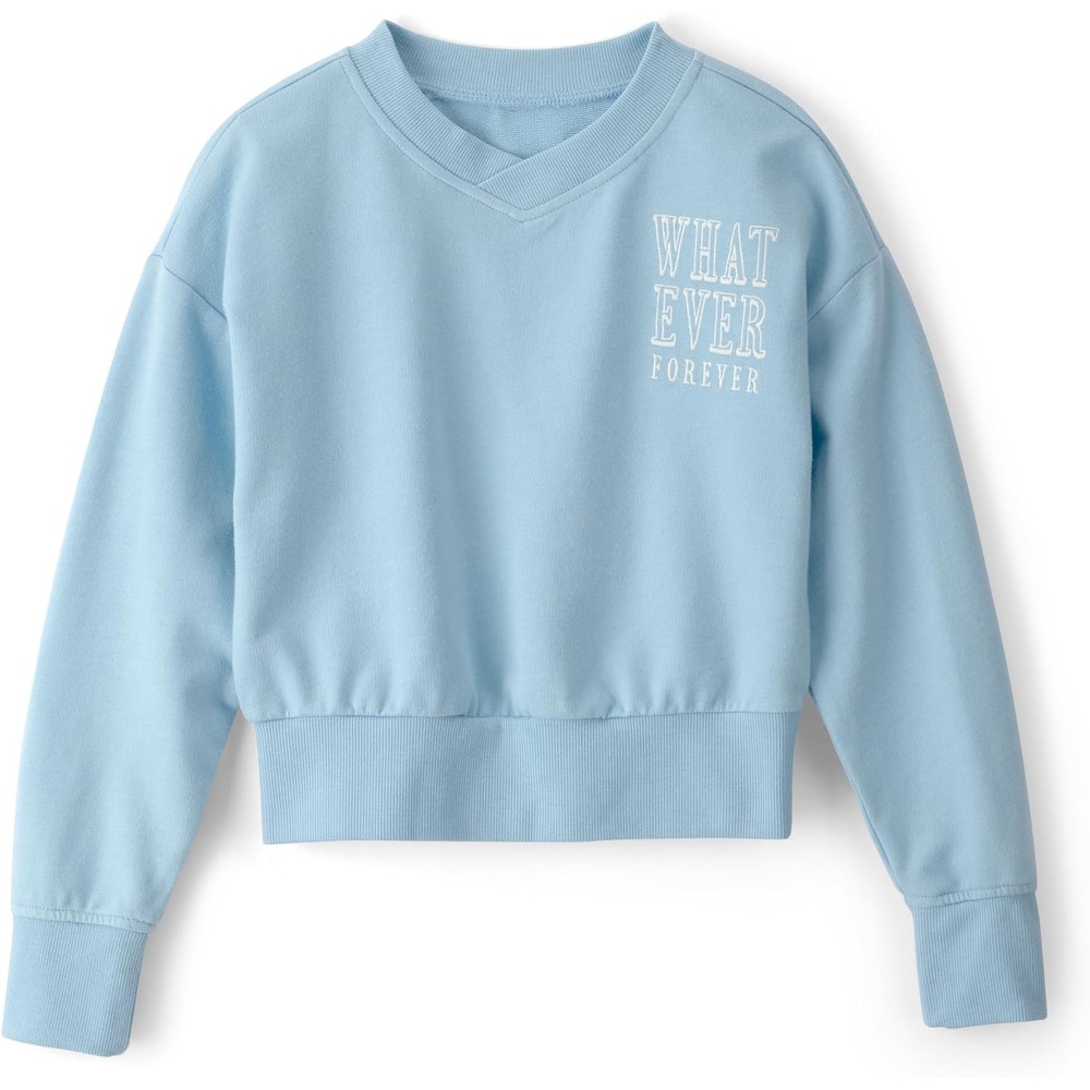 image:imageCarters Girls Pullover SweatshirtLight Blue
