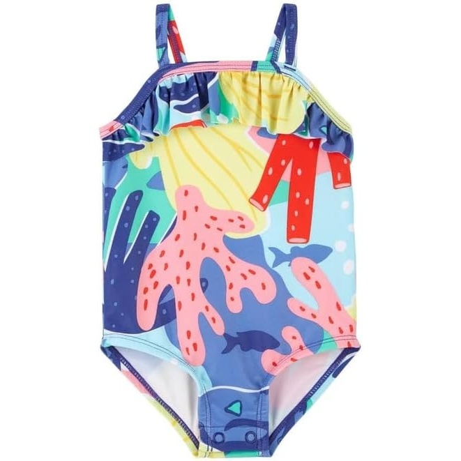 image:imageCarters Girls SwimsuitCoral