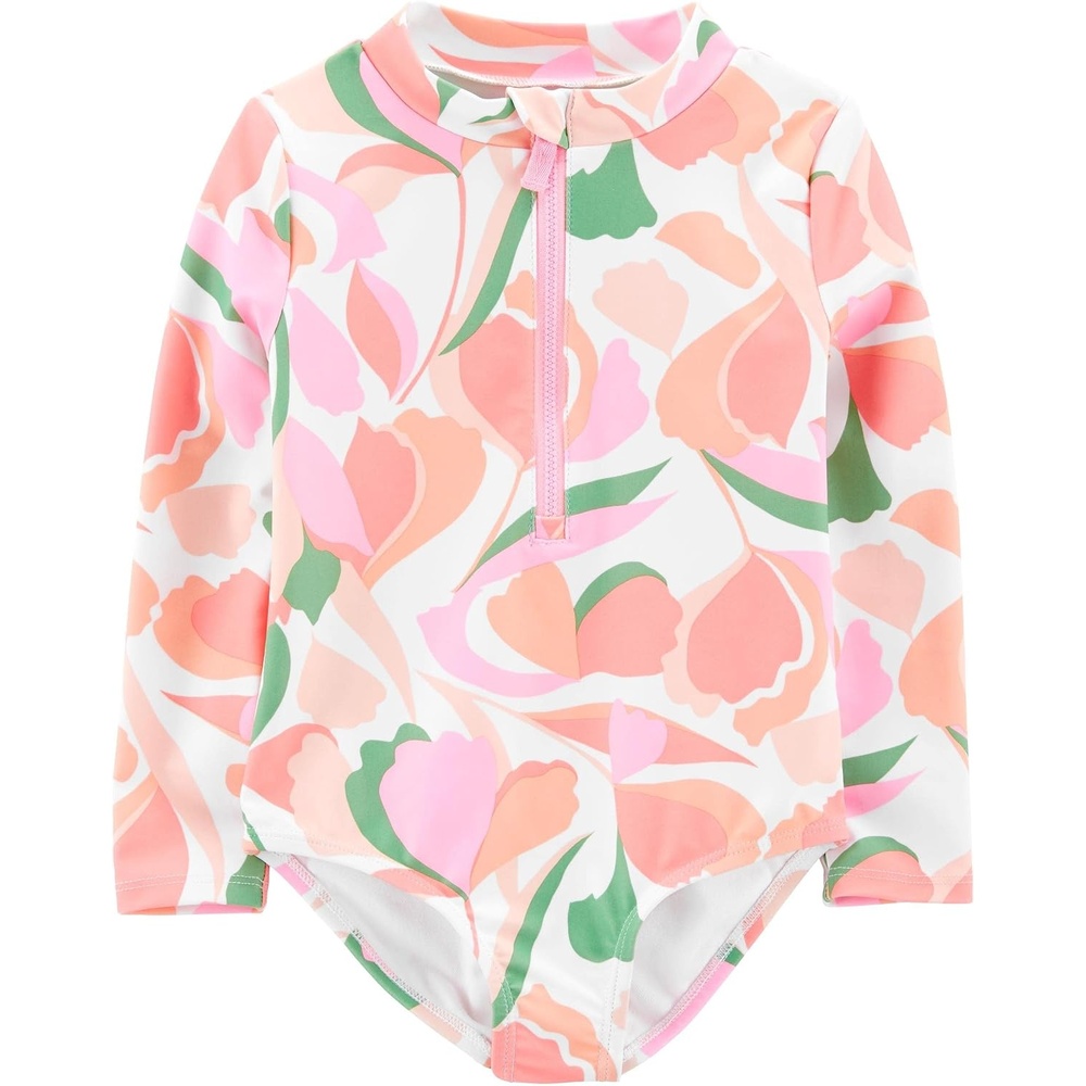 image:imageCarters Girls SwimsuitFloral PinkMulti