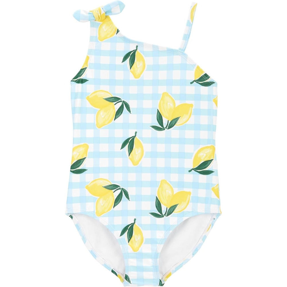 image:imageCarters Girls SwimsuitLemon Check