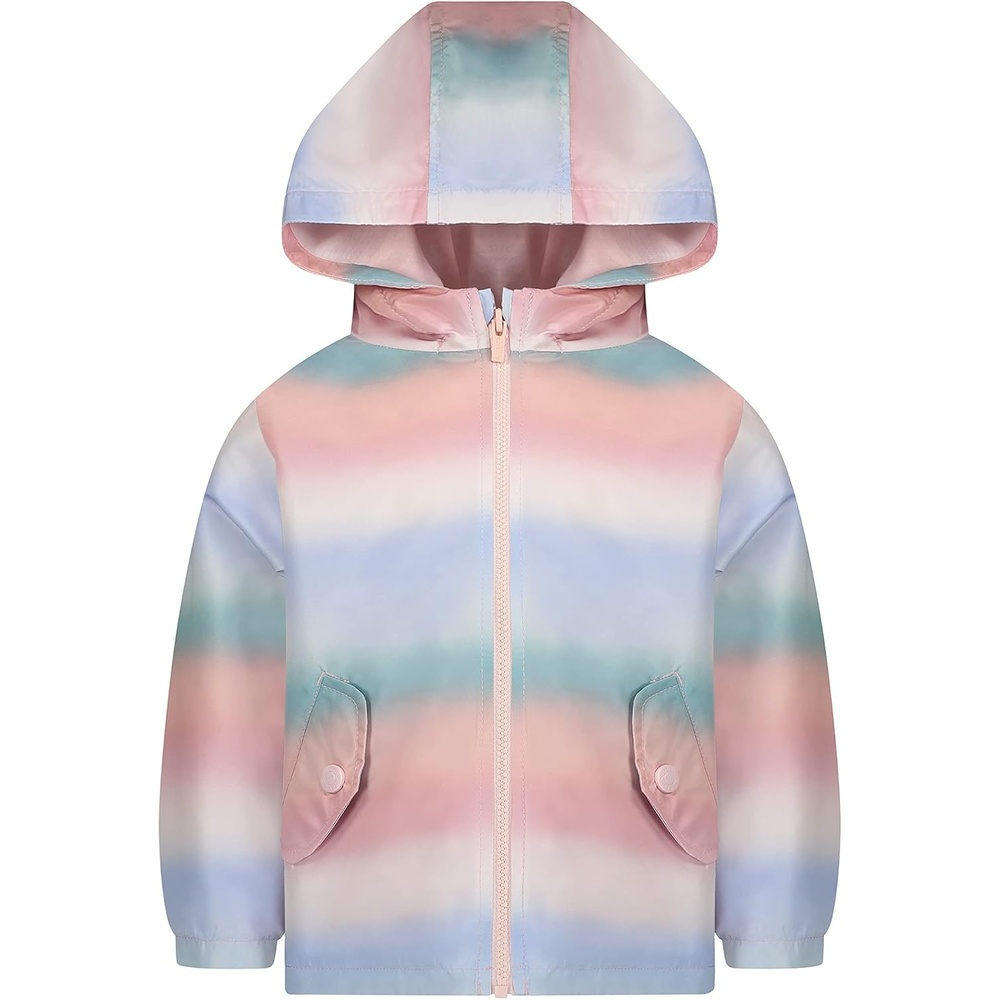 image:imageCarters Toddler amp Little Girls Midweight Fleece Lined Hooded Raincoat Rain JacketOmbre