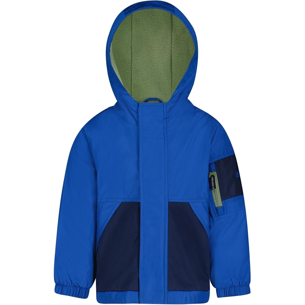 image:imageOSHKOSH BGOSH Baby Boys Midweight Jersey Lined Hooded Jacket With Zipper PocketBlue
