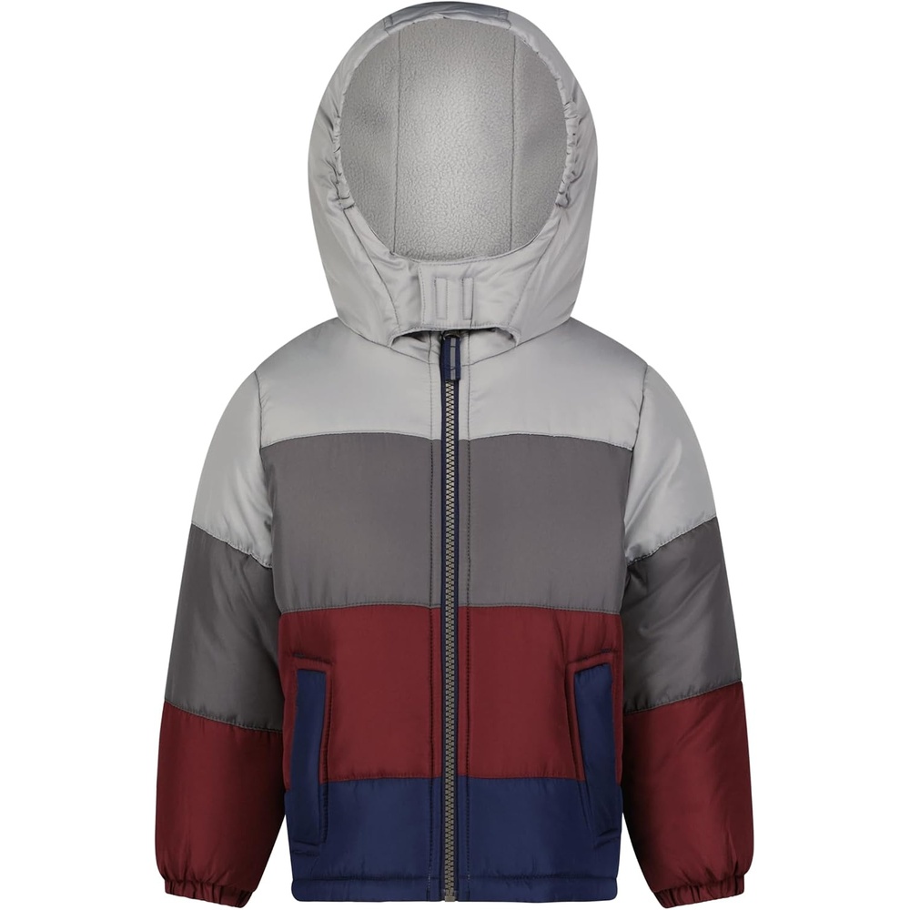 image:imageOSHKOSH BGOSH Boys Heavyweight Puffer Coat Winter JacketBurgundy