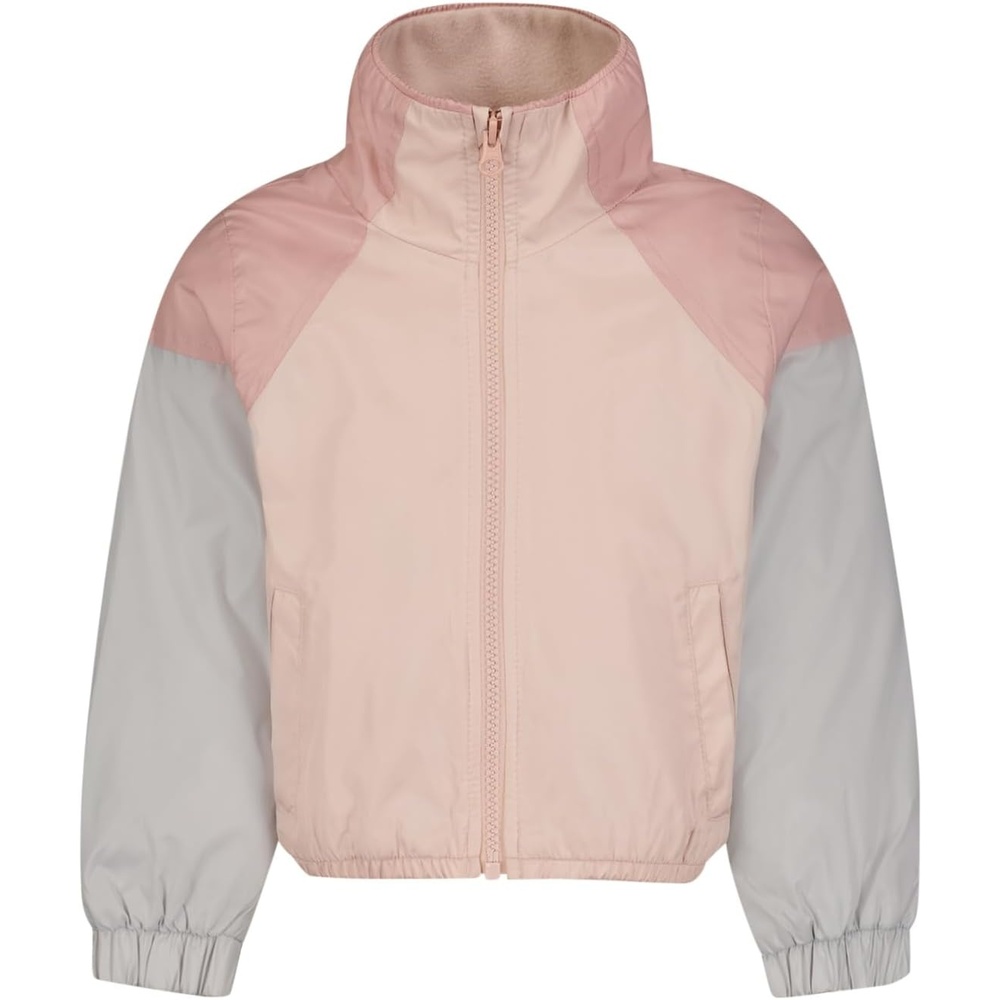 image:imageOSHKOSH BGOSH Girls Fleece Lined Sporty Windbreaker JacketLight Pink
