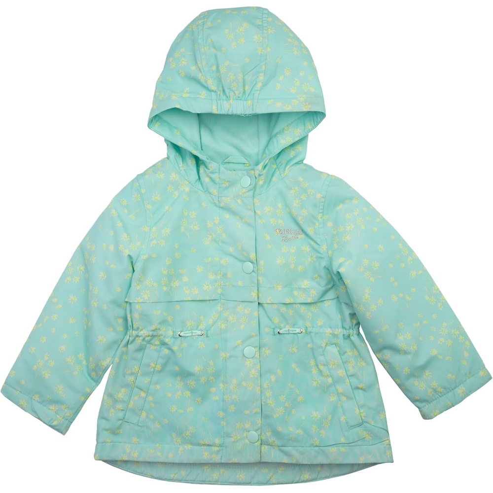 image:imageOSHKOSH BGOSH girls Midweight Fleece Lined Windbreaker JacketAqua