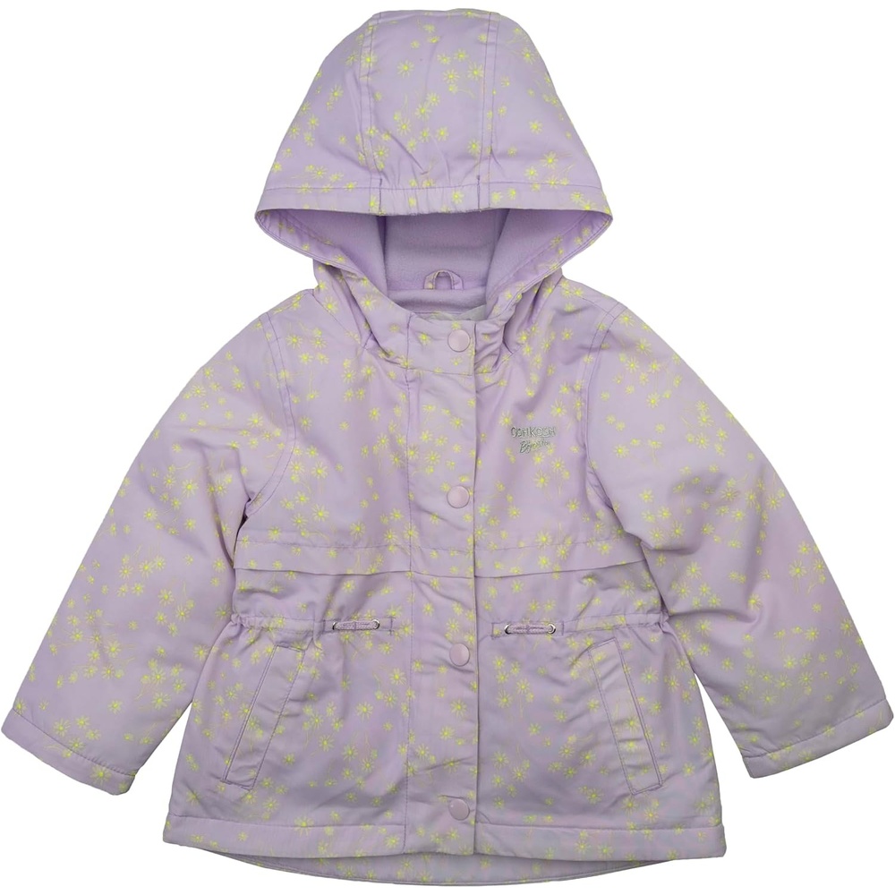 image:imageOSHKOSH BGOSH girls Midweight Fleece Lined Windbreaker JacketLilac
