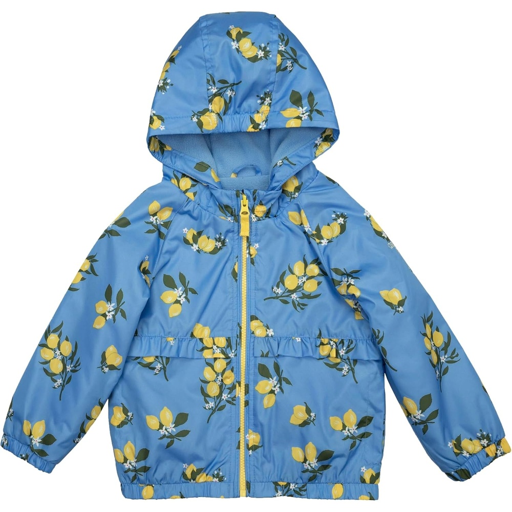 image:imageOSHKOSH BGOSH girls Midweight Fleece Lined Windbreaker JacketPeriwinkle