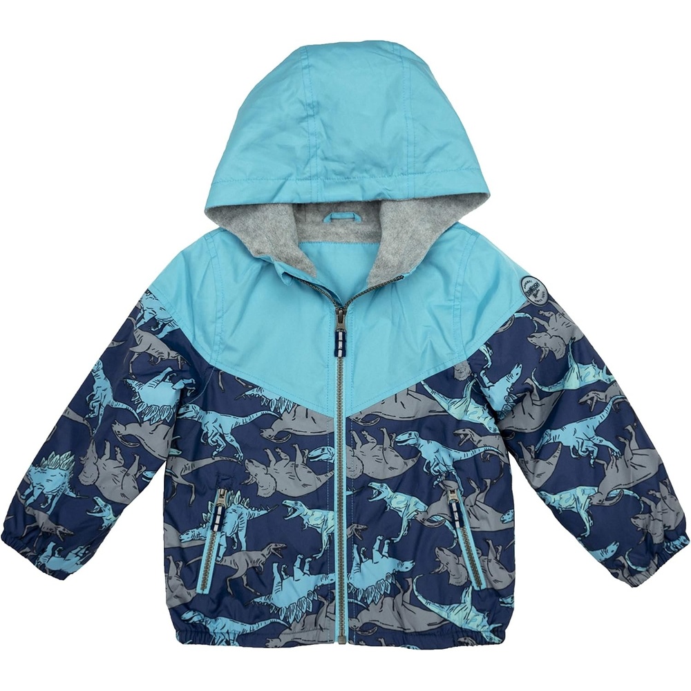 image:imageOsh Kosh boys Midweight Fleece Lined Windbreaker JacketTransitional JacketBlue Dinos