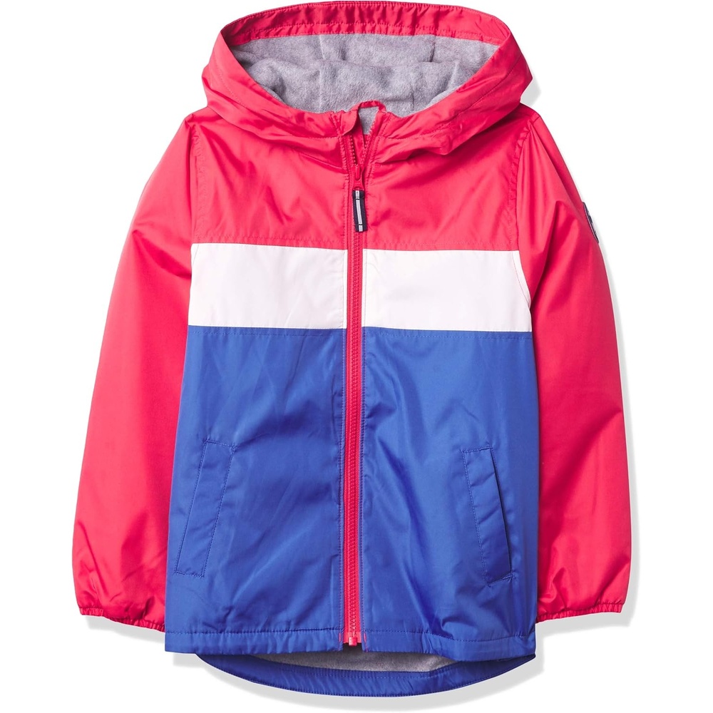 image:imageOsh Kosh boys Midweight Fleece Lined Windbreaker JacketTransitional JacketRed White Blue