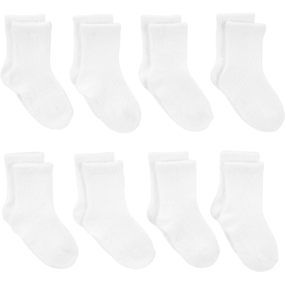 image:imageSimple Joys by Carters Baby 8Pack Chenille SocksWhite