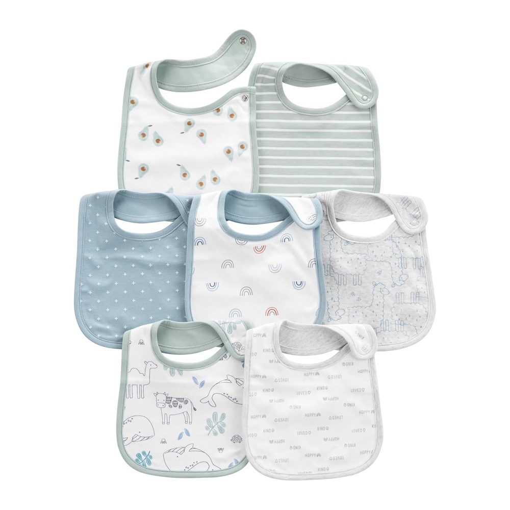 image:imageSimple Joys by Carters Baby Boys 7Pack Teething BibsRed