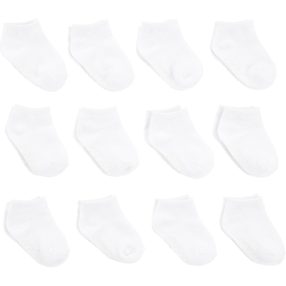 image:imageSimple Joys by Carters babyboys 12pack Neutral Sock LowWhite