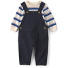 Blue Cream Denim Stripe