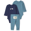 Blue Stripe Polar Bear