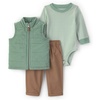 Green Brown Stripe