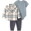 Grey Plaid Shacket