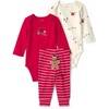 Red Gingerbread Stripe