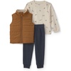 Brown Fox Vest Set