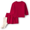 Red Solid Knit