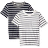 Grey Stripe/White Stripe