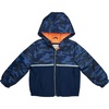 Navy Camo Print