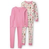 Pet Print W/Pink Stripe