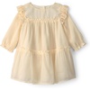 Ivory Shimmer Chiffon