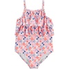 Ruffle/Floral/Pink