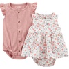 Peach/White Floral