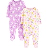 Purple Llama/White Floral