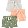 Green Floral/Light Grey Heather/Pink Kid