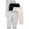 Black/Ivory/Light Grey/White Stripe