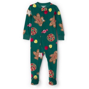 Carter’s Baby 1-piece Fleece Holiday Pj(Green Gingerbread Cookie)