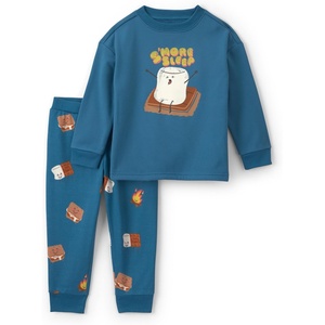 Carter’s Baby Boys’ 2-piece Fleece Pjs(Blue Smores)